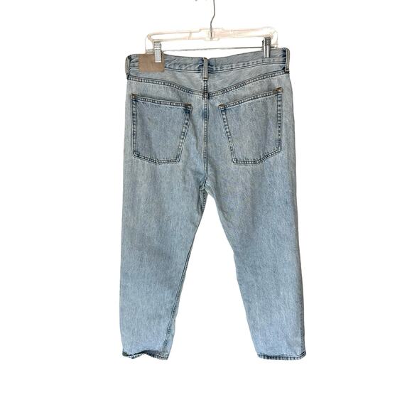 Everlane Light Wash Organic Cotton The Relaxed Straight Fit Jean Size 30 - Picture 7 of 11
